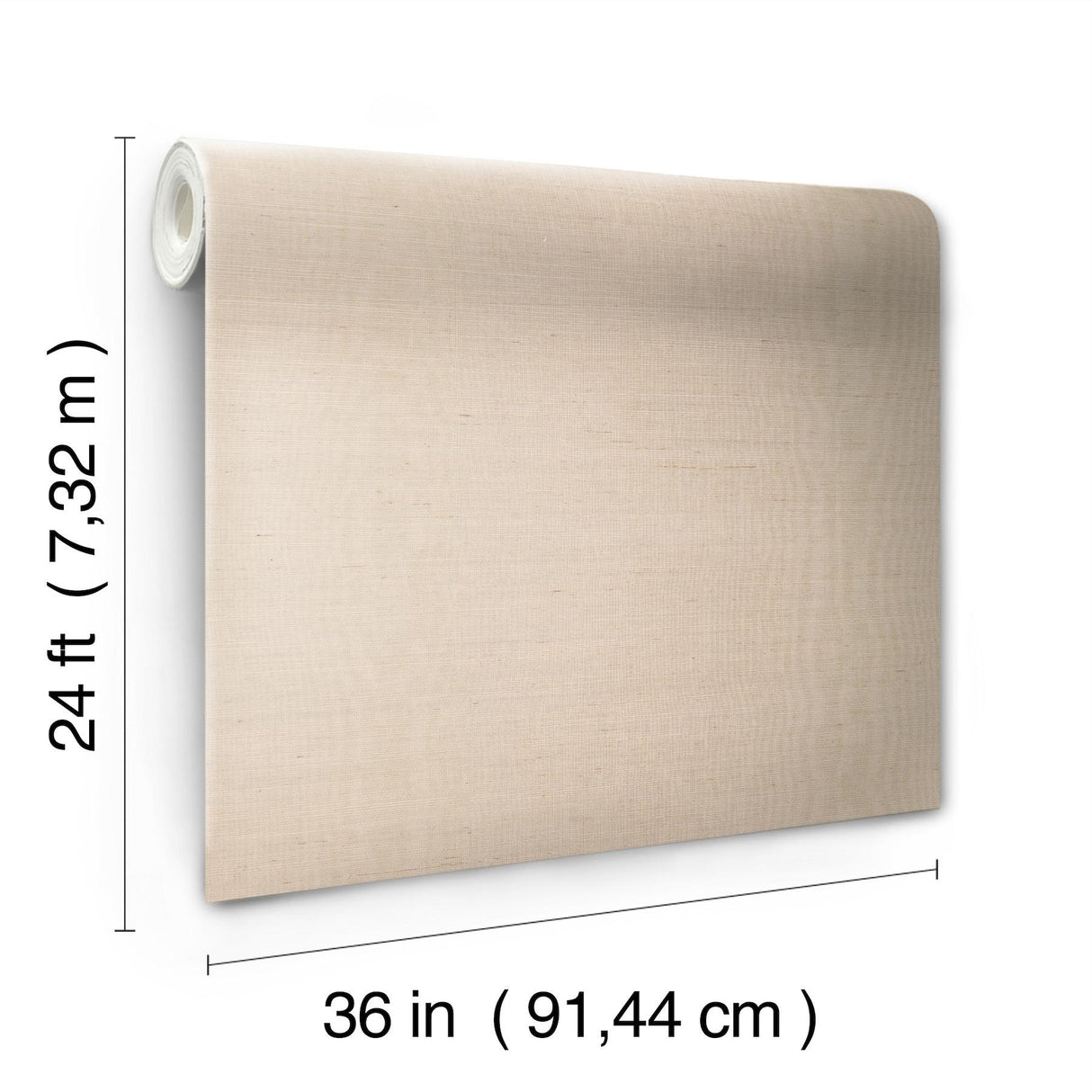 Ronald Redding Designs Maguey Sisal Taupe Wallpaper