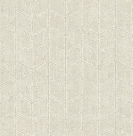 York Wallcoverings Flatiron Geometric Pearl Grey Wallpaper