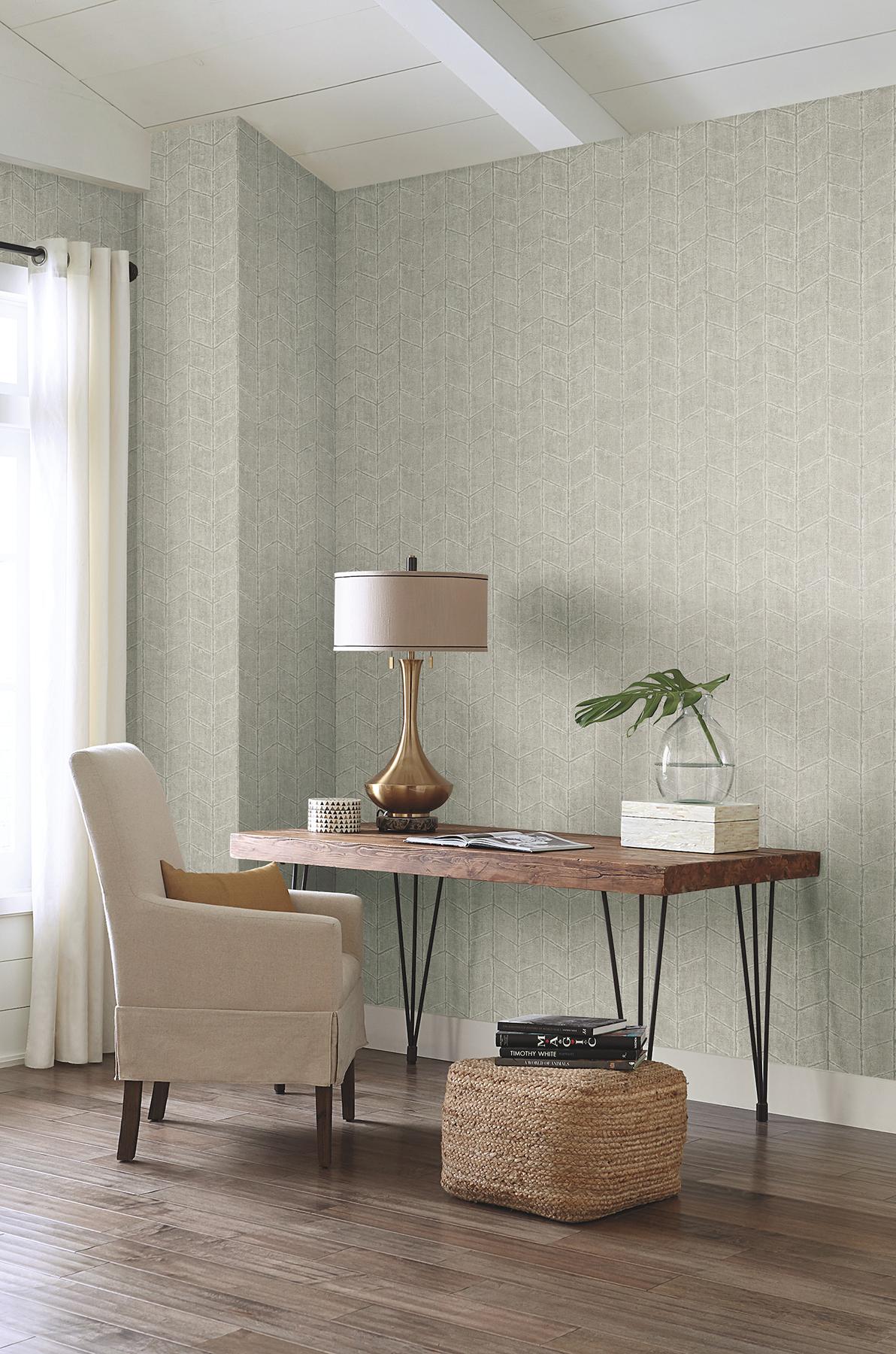 York Wallcoverings Flatiron Geometric Cement Wallpaper