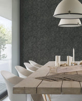 York Wallcoverings Modern Wood Black Wallpaper