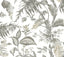 York Wallcoverings Fiji Garden Black & White Wallpaper
