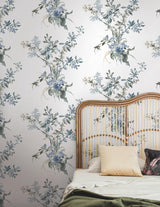 York Wallcoverings Wild Flowers Jade Wallpaper