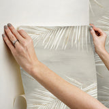 York Wallcoverings Endless Summer Taupe Peel & Stick Wallpaper