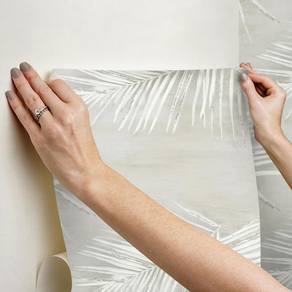 York Wallcoverings Endless Summer Grey Peel & Stick Wallpaper