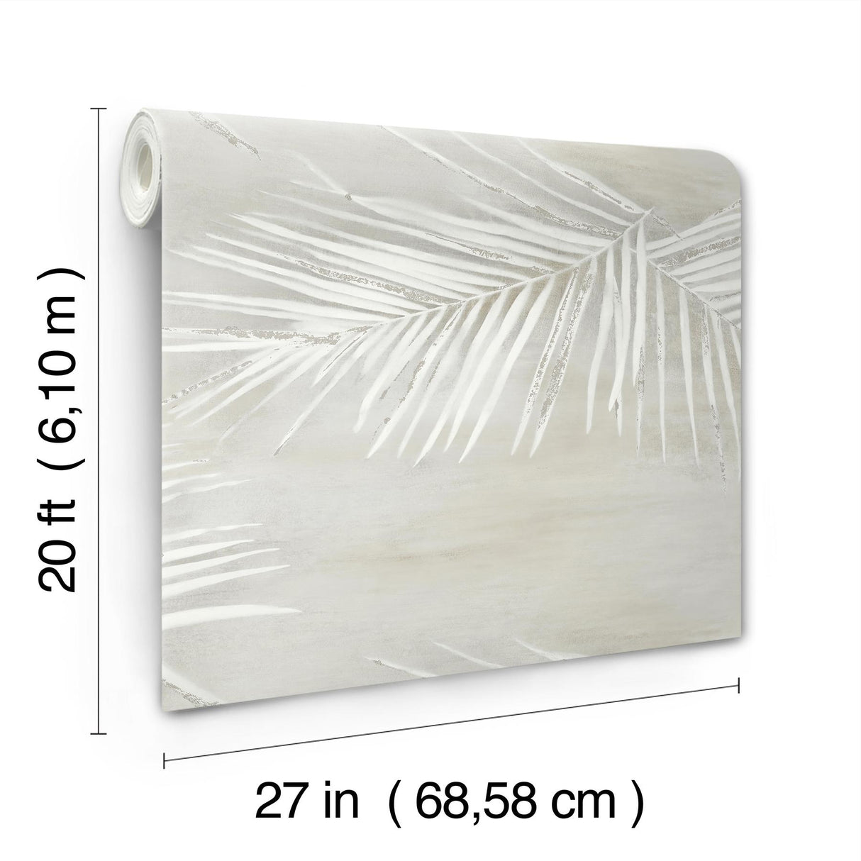 York Wallcoverings Endless Summer Grey Peel & Stick Wallpaper