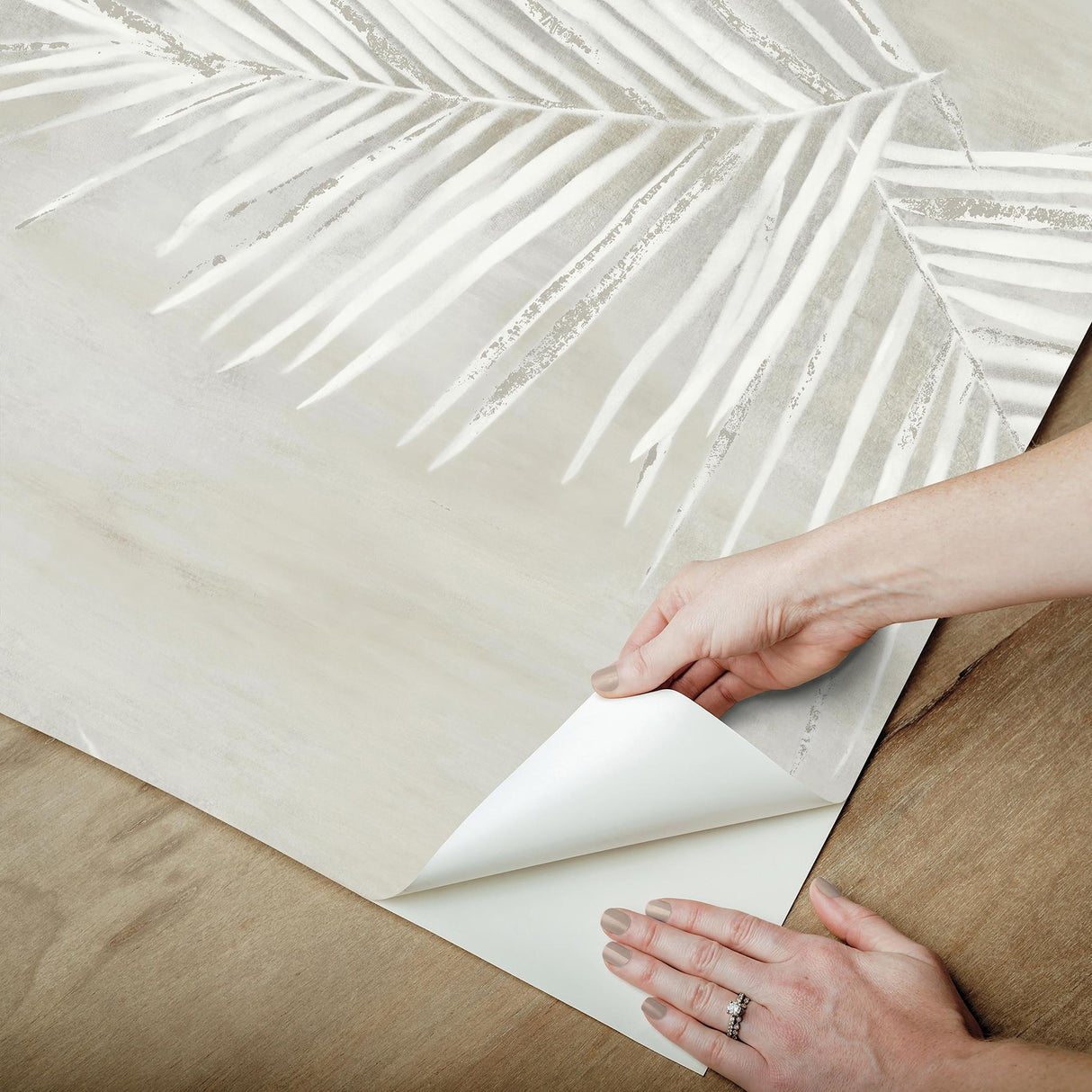 York Wallcoverings Endless Summer Grey Peel & Stick Wallpaper