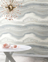 York Wallcoverings Shifting Sands Slate Blue Peel & Stick Wallpaper