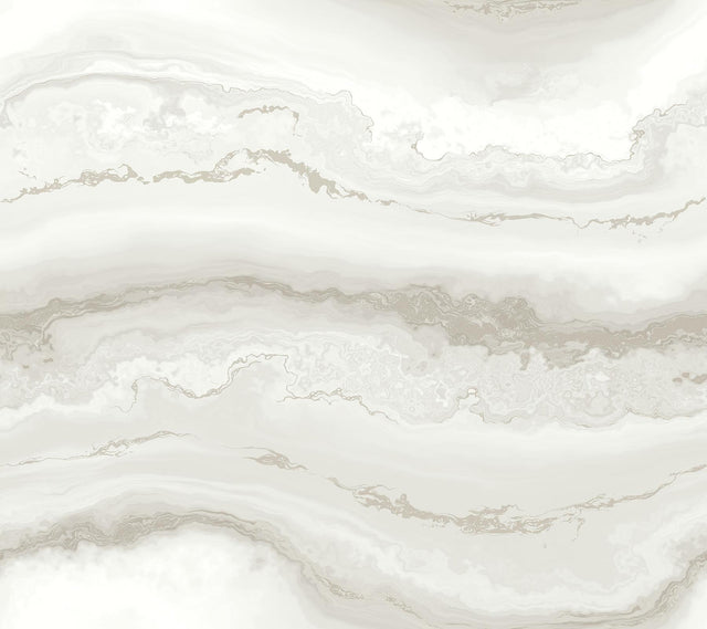 York Wallcoverings Shifting Sands Salt Grey Peel & Stick Wallpaper