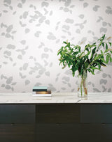 York Wallcoverings Inner Peace Salt Grey Peel & Stick Wallpaper