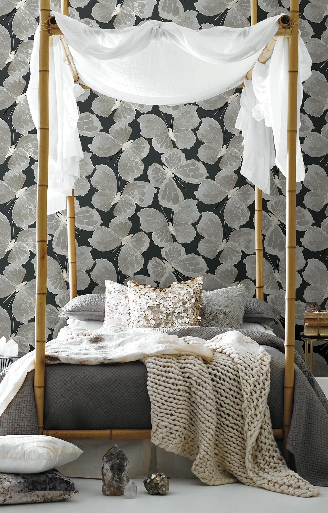 York Wallcoverings Monarch Onyx Peel & Stick Wallpaper