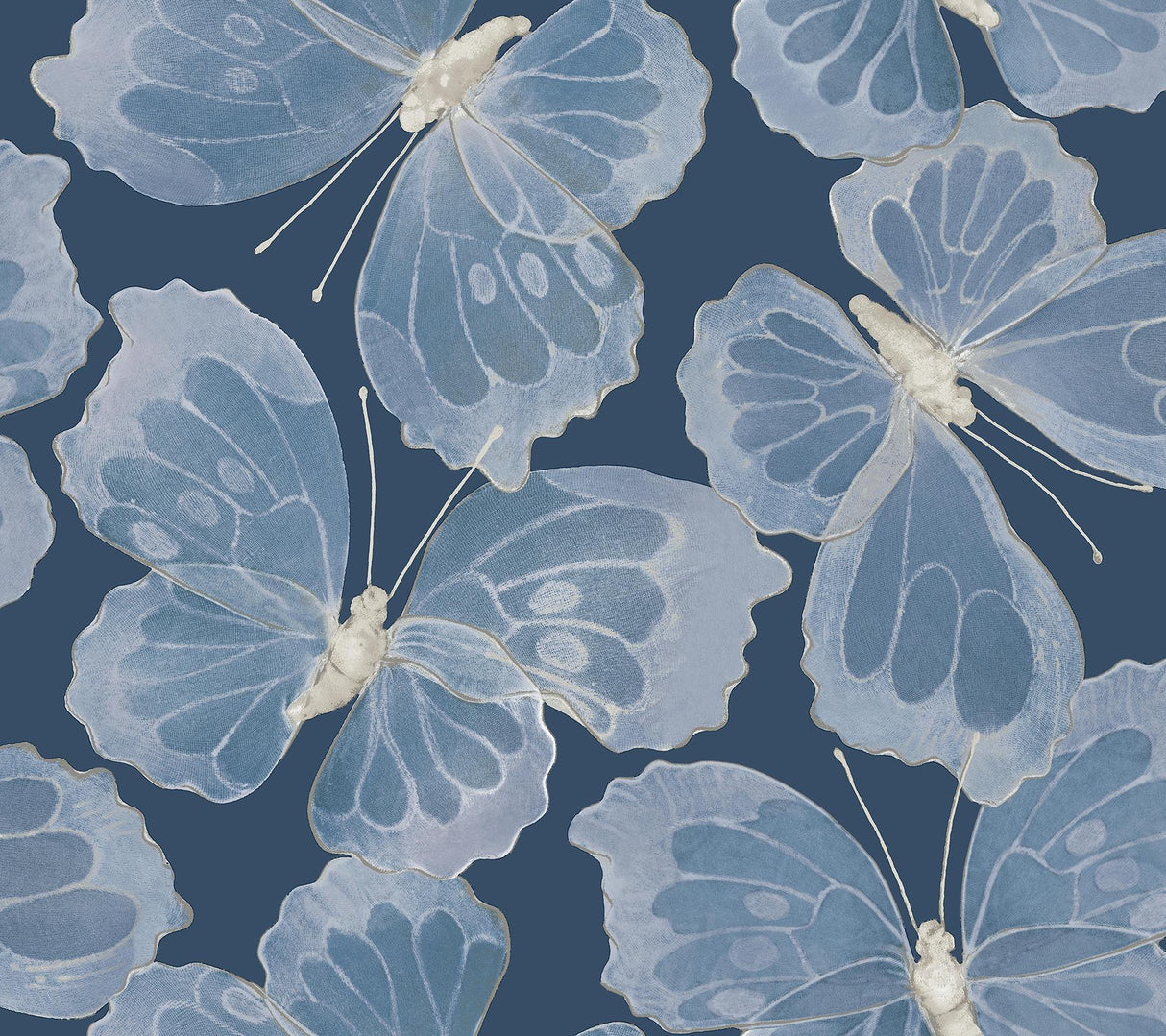 York Wallcoverings Monarch Pewter Peel & Stick Wallpaper