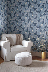 York Wallcoverings Monarch Pewter Peel & Stick Wallpaper