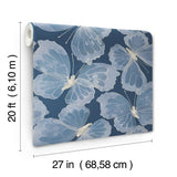 York Wallcoverings Monarch Pewter Peel & Stick Wallpaper