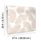 York Wallcoverings Monarch Pink Peel & Stick Wallpaper