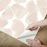 York Wallcoverings Monarch Pink Peel & Stick Wallpaper