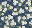 Rifle Paper Co. Hydrangea Navy & White Peel & Stick Wallpaper