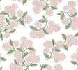 Rifle Paper Co. Hydrangea Pink & White Peel & Stick Wallpaper