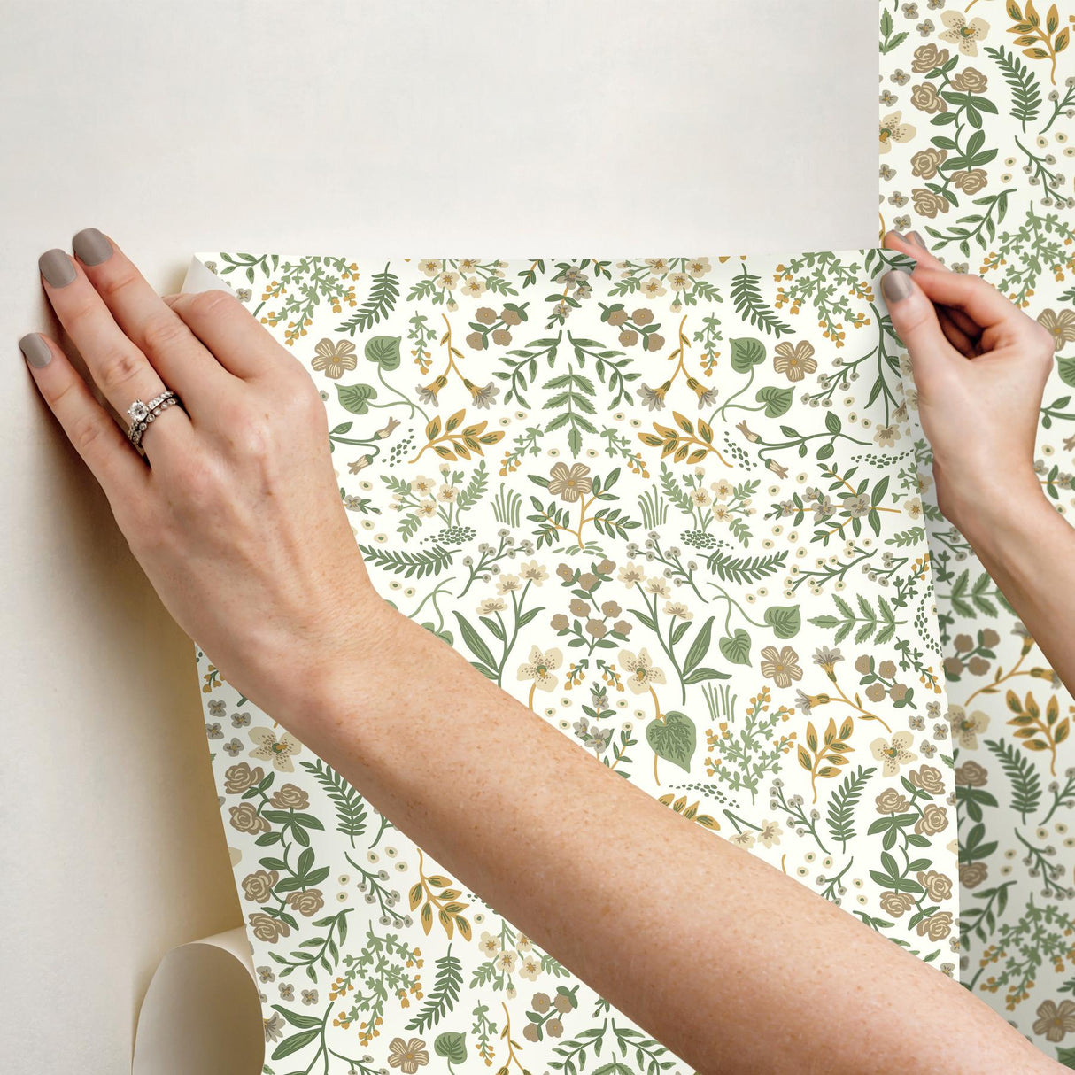 Rifle Paper Co. Wildwood Linen Peel & Stick Wallpaper