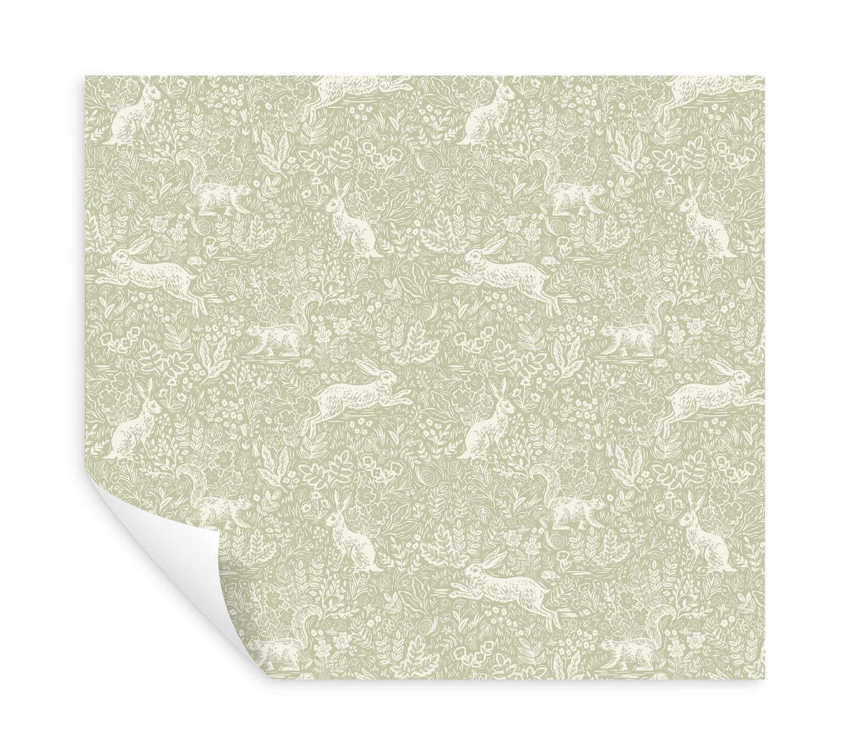 Rifle Paper Co. Fable Mint Peel & Stick Wallpaper