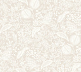 Rifle Paper Co. Pomegranate Beige & White Peel & Stick Wallpaper