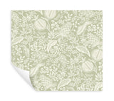Rifle Paper Co. Pomegranate Pistachio Peel & Stick Wallpaper