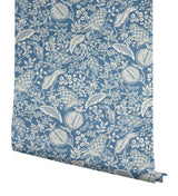 Rifle Paper Co. Pomegranate Blue & Ivory Peel & Stick Wallpaper