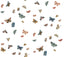 Rifle Paper Co. Butterfly House White Peel & Stick Wallpaper