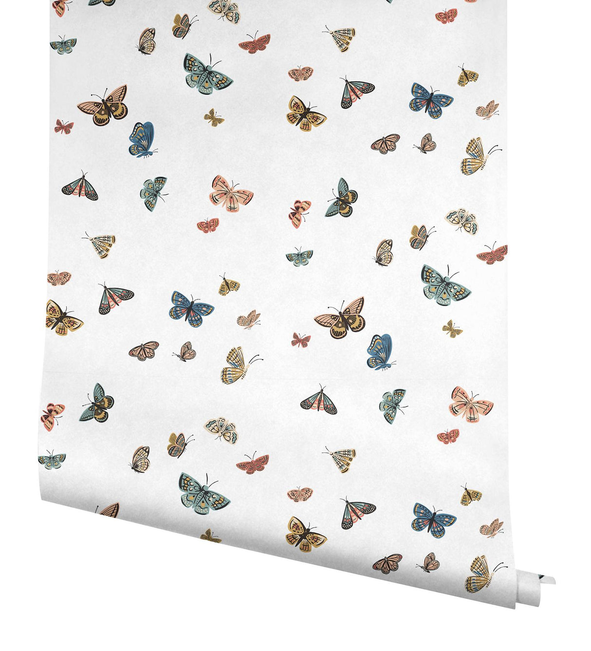 Rifle Paper Co. Butterfly House White Peel & Stick Wallpaper