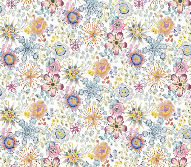 York Wallcoverings Magic Garden Multicolor Wallpaper