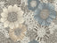 York Wallcoverings Anemones Brown Wallpaper