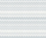 York Wallcoverings Zig Zag White Wallpaper