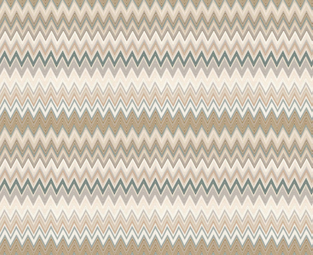 York Wallcoverings Zig Zag Green Wallpaper
