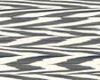 York Wallcoverings Flamed Zig Zag Black Wallpaper