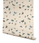 Rifle Paper Co. Butterfly House Linen Peel & Stick Wallpaper
