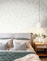 RoomMates Ivory Coast Caramel & Gold Wallpaper