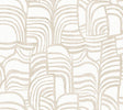 RoomMates Featherwork Linen Wallpaper