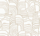 RoomMates Featherwork Linen Wallpaper
