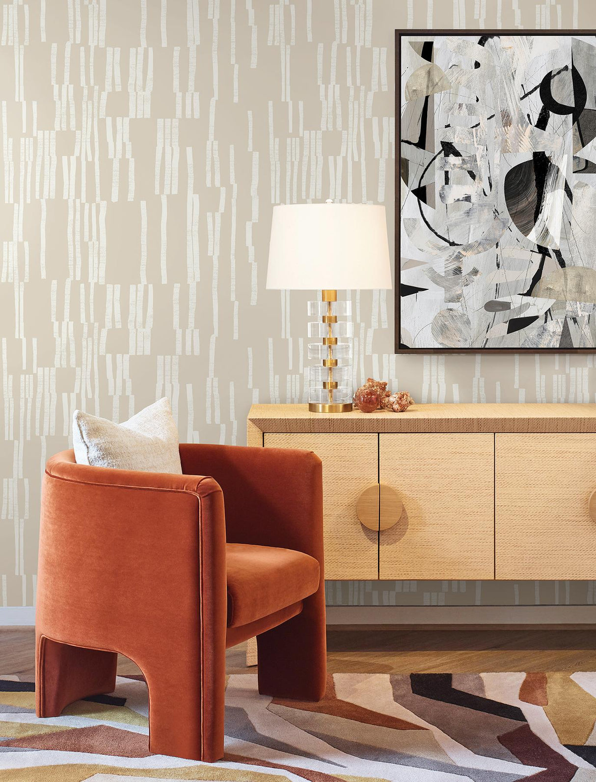 RoomMates Koso Linen Wallpaper