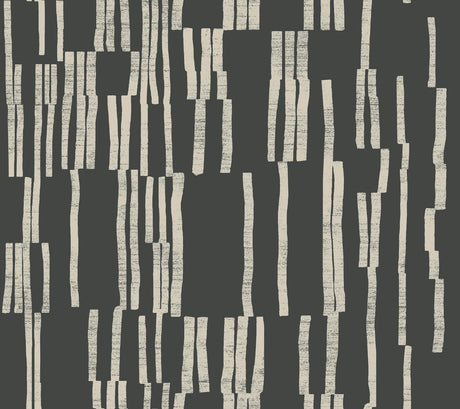 RoomMates Koso Black & Taupe Wallpaper