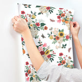 Rifle Paper Co. Flower Studies Rose Wallpaper