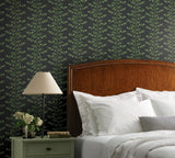Rifle Paper Co. Climbing Vine Black Wallpaper