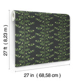 Rifle Paper Co. Climbing Vine Black Wallpaper