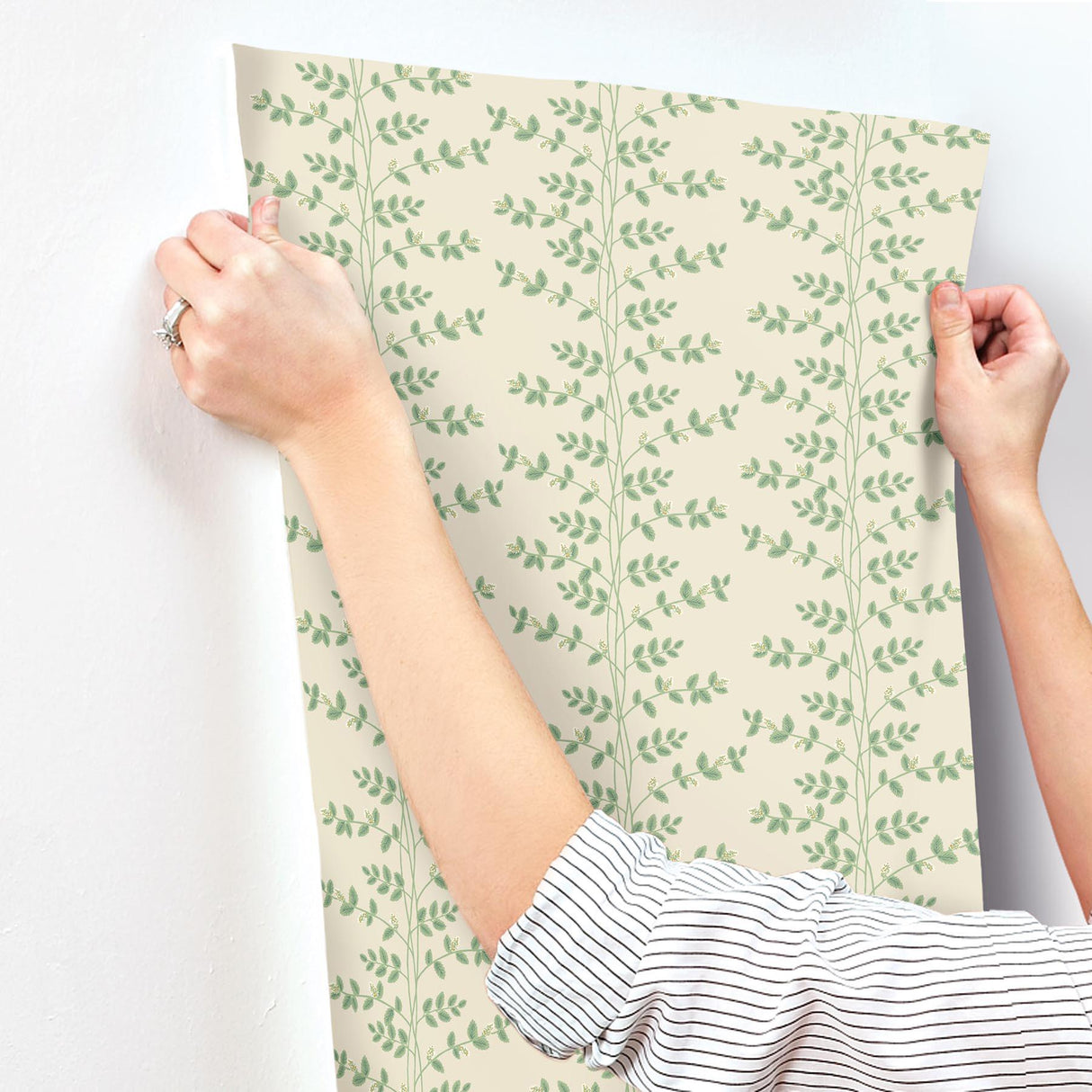 Rifle Paper Co. Climbing Vine Linen Wallpaper