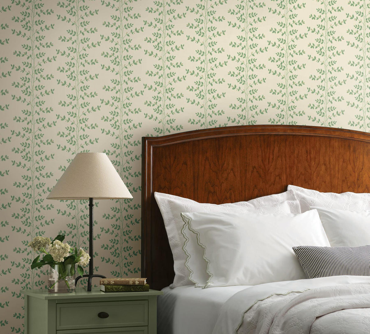 Rifle Paper Co. Climbing Vine Linen Wallpaper