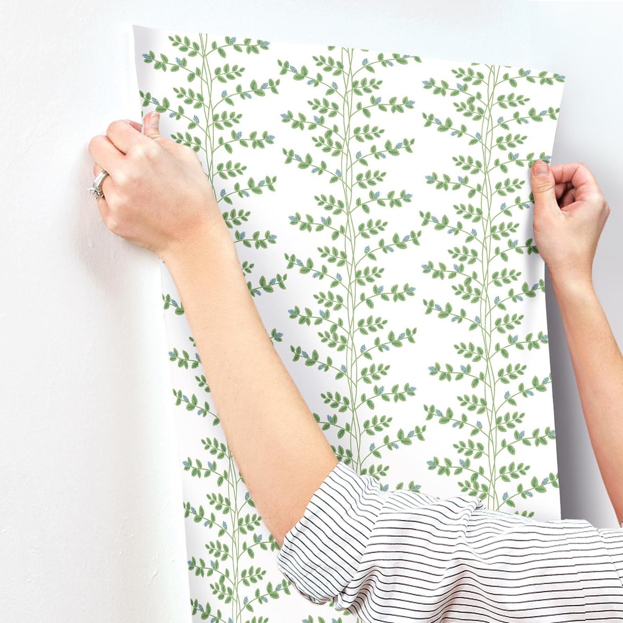 Rifle Paper Co. Climbing Vine Blue Wallpaper