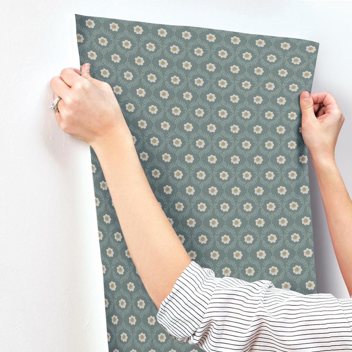 Rifle Paper Co. Emma Slate Wallpaper