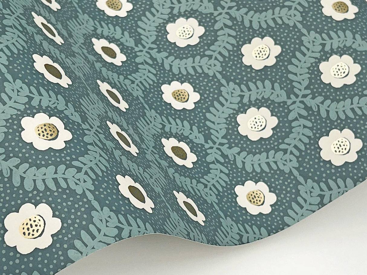 Rifle Paper Co. Emma Slate Wallpaper
