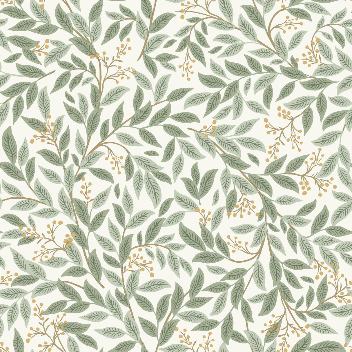 Rifle Paper Co. Willowberry Sage Wallpaper