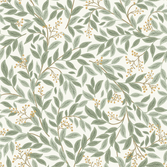Rifle Paper Co. Willowberry Sage Wallpaper