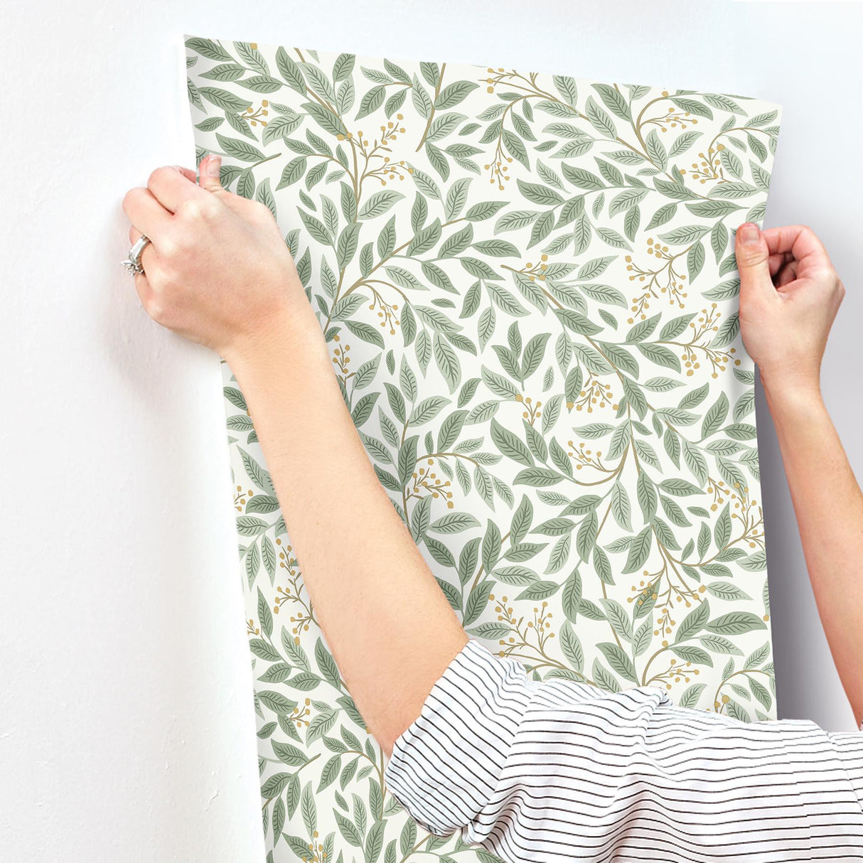Rifle Paper Co. Willowberry Sage Wallpaper